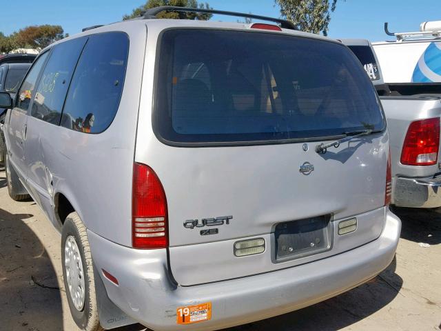 4N2DN11W8TD816783 - 1996 NISSAN QUEST XE GRAY photo 3