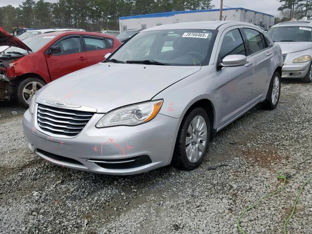 1C3CCBAB9CN127227 - 2012 CHRYSLER 200 LX SILVER photo 2