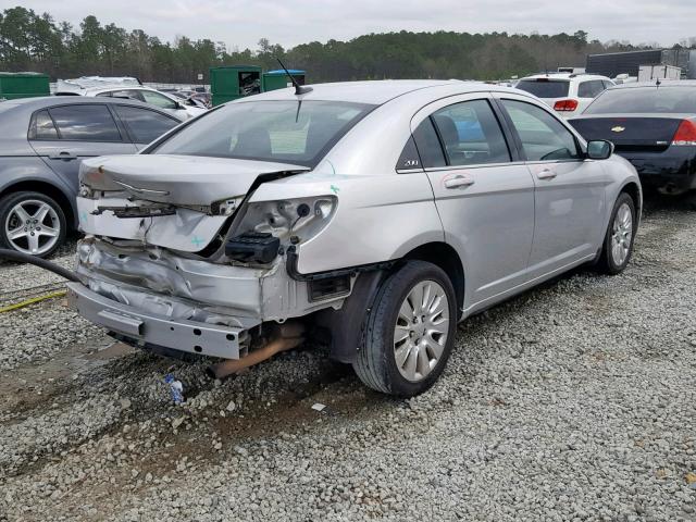 1C3CCBAB9CN127227 - 2012 CHRYSLER 200 LX SILVER photo 4