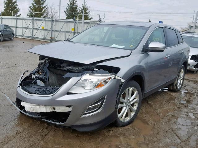 JM3TB3DV4C0367509 - 2012 MAZDA CX-9 GRAY photo 2