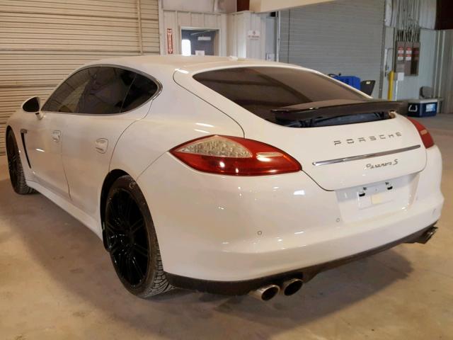 WP0AB2A74CL060503 - 2012 PORSCHE PANAMERA S WHITE photo 3