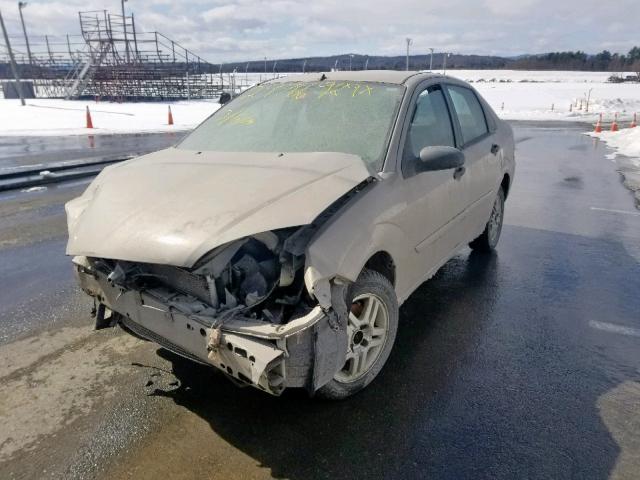 1FAFP34N76W159560 - 2006 FORD FOCUS ZX4 TAN photo 2