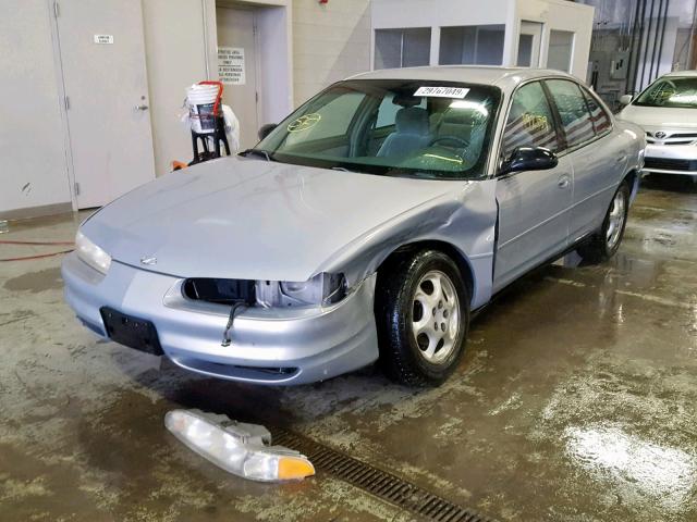 1G3WH52K9WF317618 - 1998 OLDSMOBILE INTRIGUE GRAY photo 2