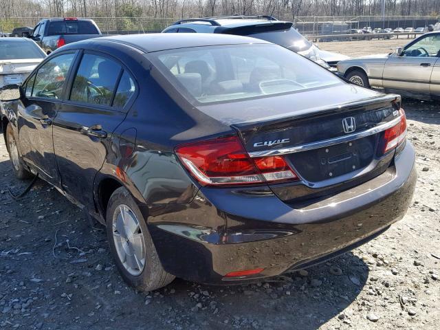 2HGFB2F6XEH510775 - 2014 HONDA CIVIC HF BROWN photo 3