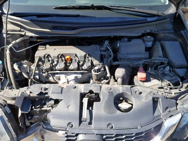 2HGFB2F6XEH510775 - 2014 HONDA CIVIC HF BROWN photo 7