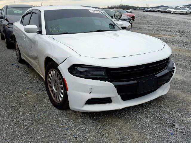 2C3CDXKT0FH779121 - 2015 DODGE CHARGER PO WHITE photo 1