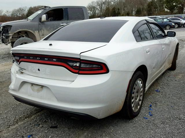 2C3CDXKT0FH779121 - 2015 DODGE CHARGER PO WHITE photo 4