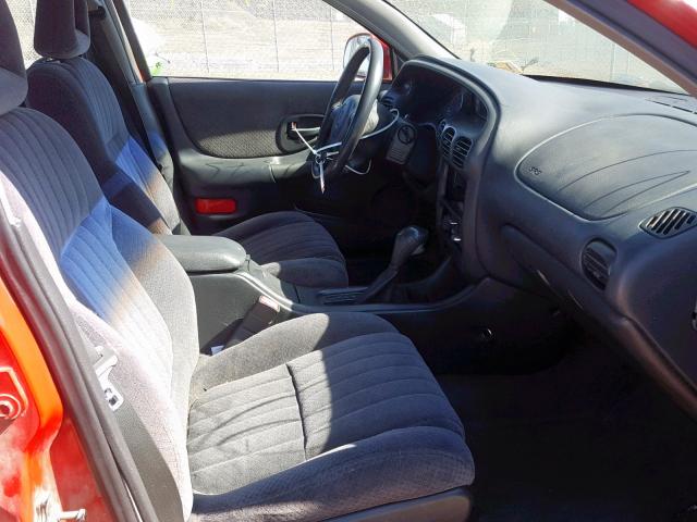 1G2WP52K11F248035 - 2001 PONTIAC GRAND PRIX RED photo 5