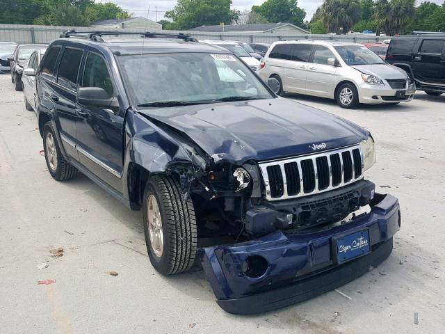 1J4HS58N86C127042 - 2006 JEEP GRAND CHER BLUE photo 1