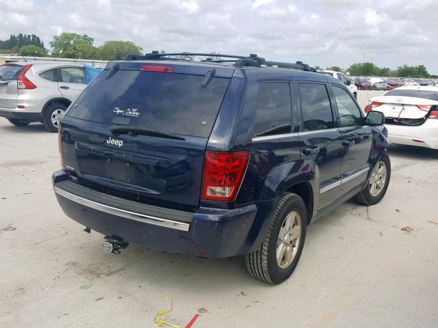 1J4HS58N86C127042 - 2006 JEEP GRAND CHER BLUE photo 4