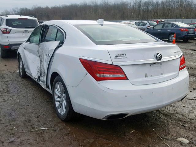 1G4GB5G33FF223592 - 2015 BUICK LACROSSE WHITE photo 3