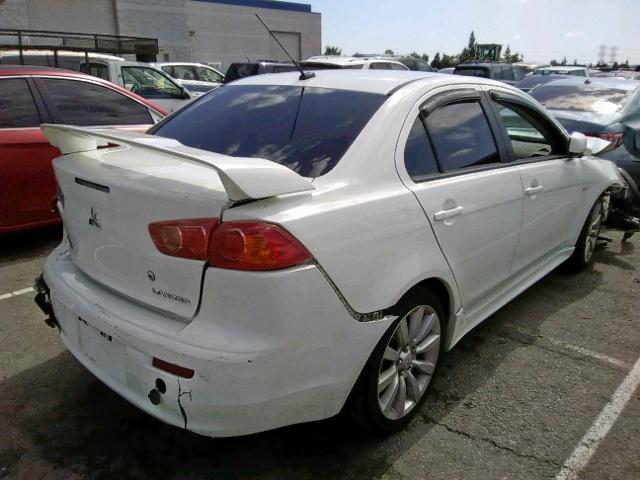 JA3AU86W49U036085 - 2009 MITSUBISHI LANCER GTS WHITE photo 4