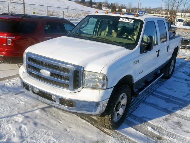 1FTWW31P96EB50190 - 2006 FORD F350 SRW S WHITE photo 2