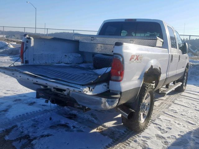 1FTWW31P96EB50190 - 2006 FORD F350 SRW S WHITE photo 4