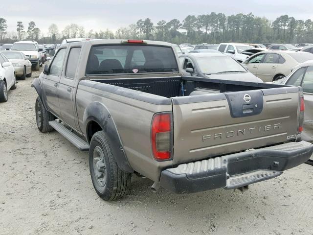 1N6ED29X23C453378 - 2003 NISSAN FRONTIER C GOLD photo 3