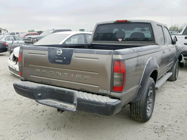 1N6ED29X23C453378 - 2003 NISSAN FRONTIER C GOLD photo 4