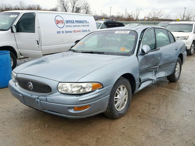 1G4HP52KX3U178873 - 2003 BUICK LESABRE CU BLUE photo 2