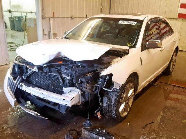 3LNHL2JC9BR764992 - 2011 LINCOLN MKZ WHITE photo 2