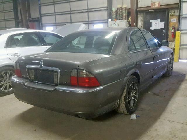 1LNHM86S63Y696315 - 2003 LINCOLN LS GRAY photo 4