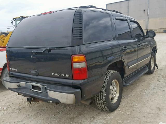 1GNEK13Z02J263464 - 2002 CHEVROLET TAHOE BLACK photo 4