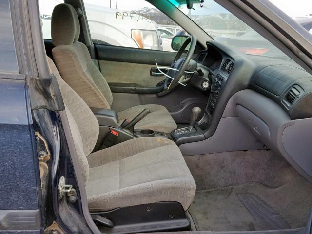 4S3BE635027215277 - 2002 SUBARU LEGACY L BLUE photo 5