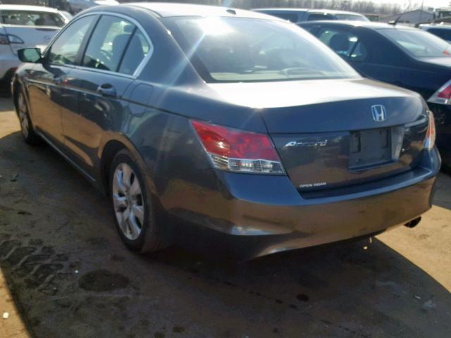 1HGCP26879A187411 - 2009 HONDA ACCORD EXL GRAY photo 3