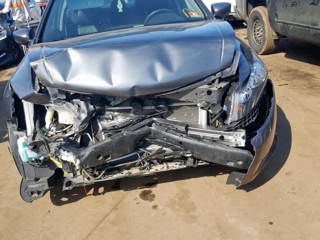 1HGCP26879A187411 - 2009 HONDA ACCORD EXL GRAY photo 9