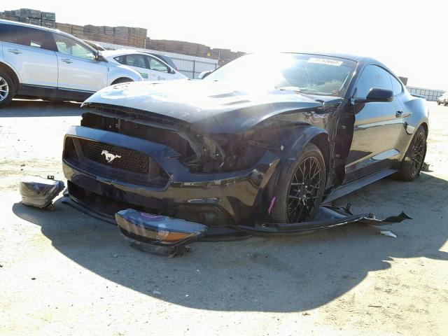 1FA6P8CF4F5319505 - 2015 FORD MUSTANG GT BLACK photo 2