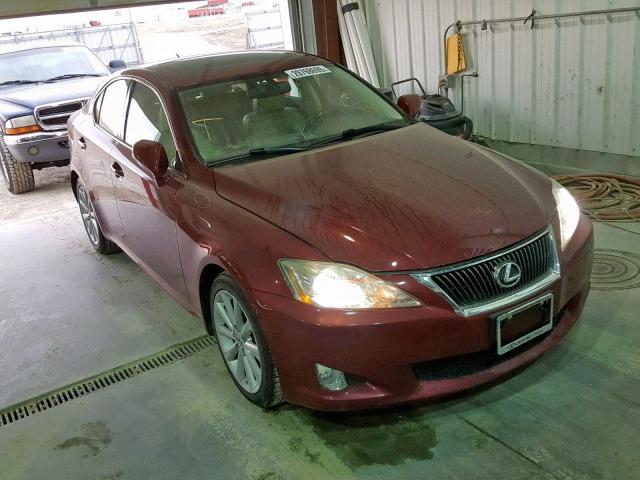 JTHBK262695101193 - 2009 LEXUS IS 250 MAROON photo 1