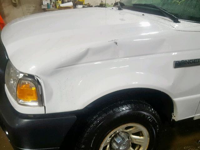 1FTYR10U38PA51058 - 2008 FORD RANGER WHITE photo 9