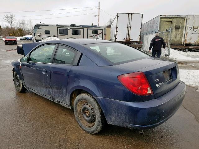 1G8AN15F27Z123047 - 2007 SATURN ION LEVEL BLUE photo 3