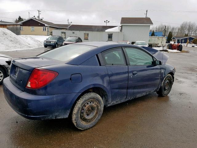 1G8AN15F27Z123047 - 2007 SATURN ION LEVEL BLUE photo 4