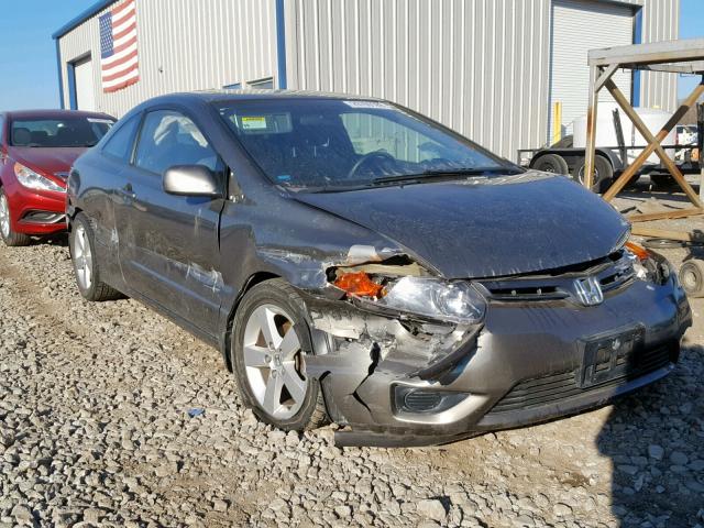 2HGFG12948H567991 - 2008 HONDA CIVIC EXL GRAY photo 1