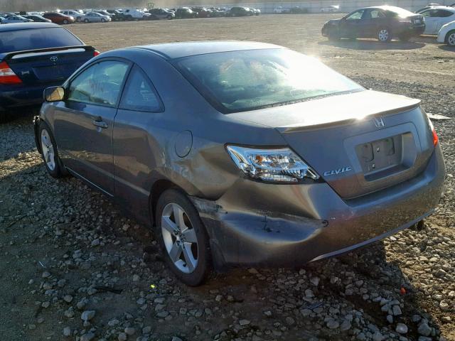 2HGFG12948H567991 - 2008 HONDA CIVIC EXL GRAY photo 3