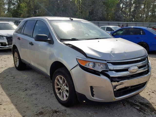 2FMDK3GC5DBB00706 - 2013 FORD EDGE SE SILVER photo 1