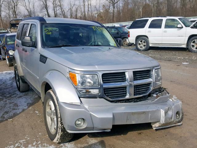 1D8GU28K97W729238 - 2007 DODGE NITRO SXT SILVER photo 1