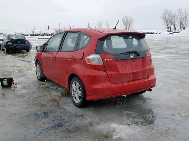 LUCGE8G59E3005327 - 2014 HONDA FIT LX RED photo 3