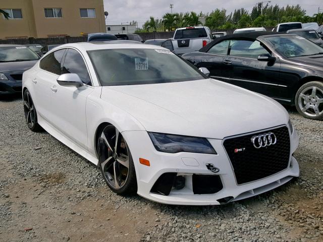 WUAW2AFC3EN902845 - 2014 AUDI RS7 WHITE photo 1