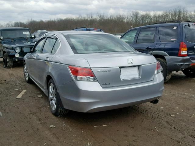 1HGCP26868A067212 - 2008 HONDA ACCORD EXL SILVER photo 3