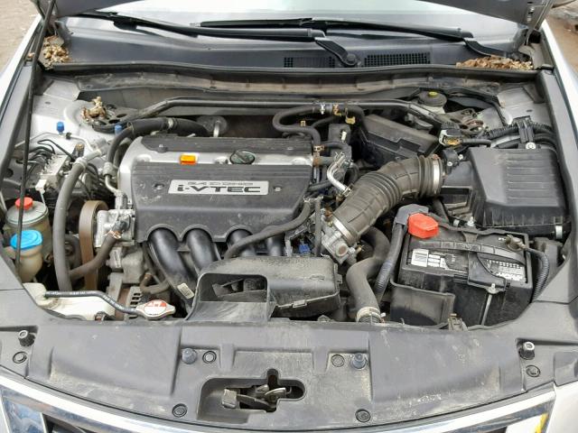 1HGCP26868A067212 - 2008 HONDA ACCORD EXL SILVER photo 7