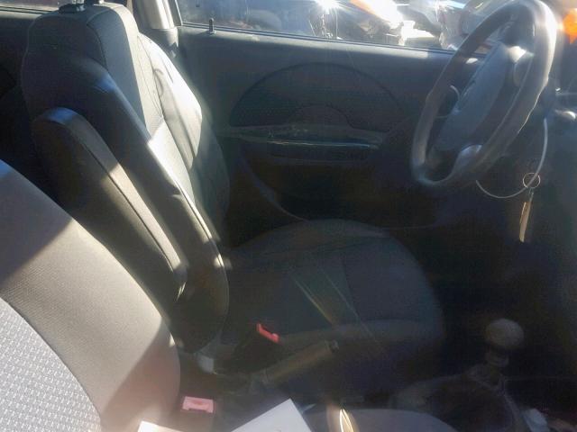 KL1TD66697B764452 - 2007 CHEVROLET AVEO BASE წითელი ფოტო 5