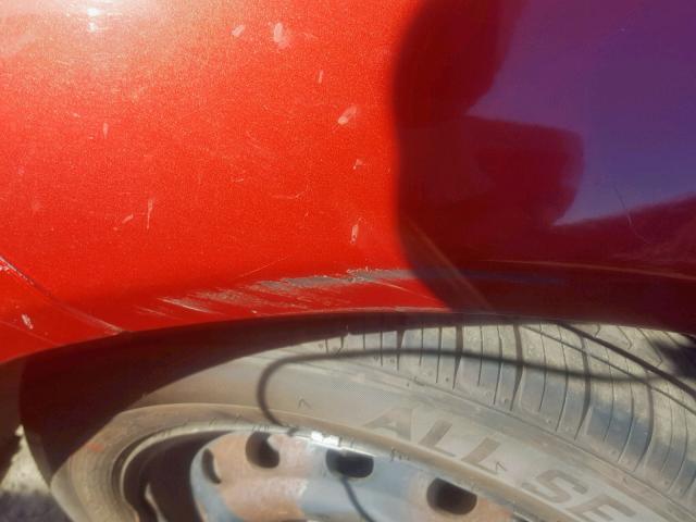 KL1TD66697B764452 - 2007 CHEVROLET AVEO BASE წითელი ფოტო 9