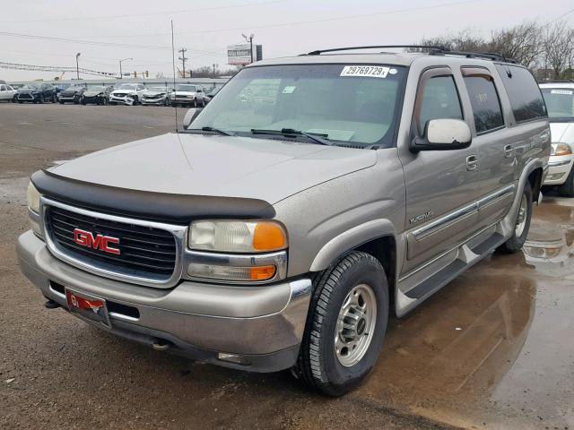 3GKGK26G91G226869 - 2001 GMC YUKON XL K BEIGE photo 2