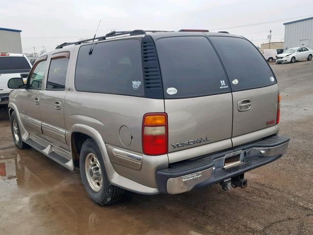 3GKGK26G91G226869 - 2001 GMC YUKON XL K BEIGE photo 3