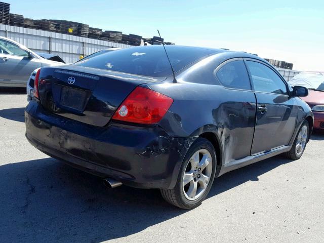 JTKDE177360106570 - 2006 TOYOTA SCION TC შავი ფოტო 4