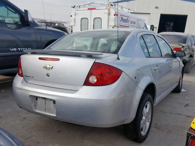 1G1AL55F767633478 - 2006 CHEVROLET COBALT LT SILVER photo 4