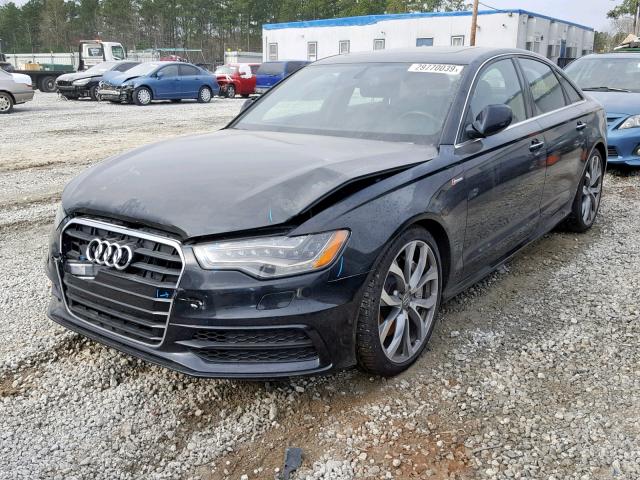 WAUHGAFC8DN153365 - 2013 AUDI A6 PRESTIG BLACK photo 2