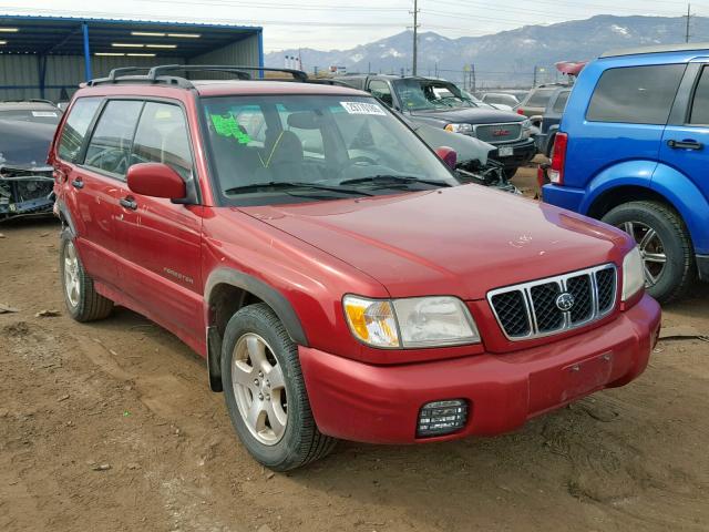 JF1SF65641H722183 - 2001 SUBARU FORESTER S RED photo 1