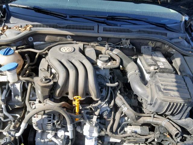 3VW2K7AJ3DM386223 - 2013 VOLKSWAGEN JETTA BASE BLACK photo 7