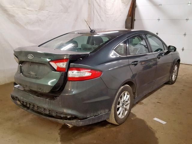 1FA6P0G74F5101195 - 2015 FORD FUSION S BLACK photo 4